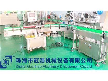 旋蓋機(jī)，鋁箔封口機(jī)，貼標(biāo)機(jī)，噴碼機(jī)，整套生產(chǎn)線已完成生產(chǎn)送貨至客戶公司